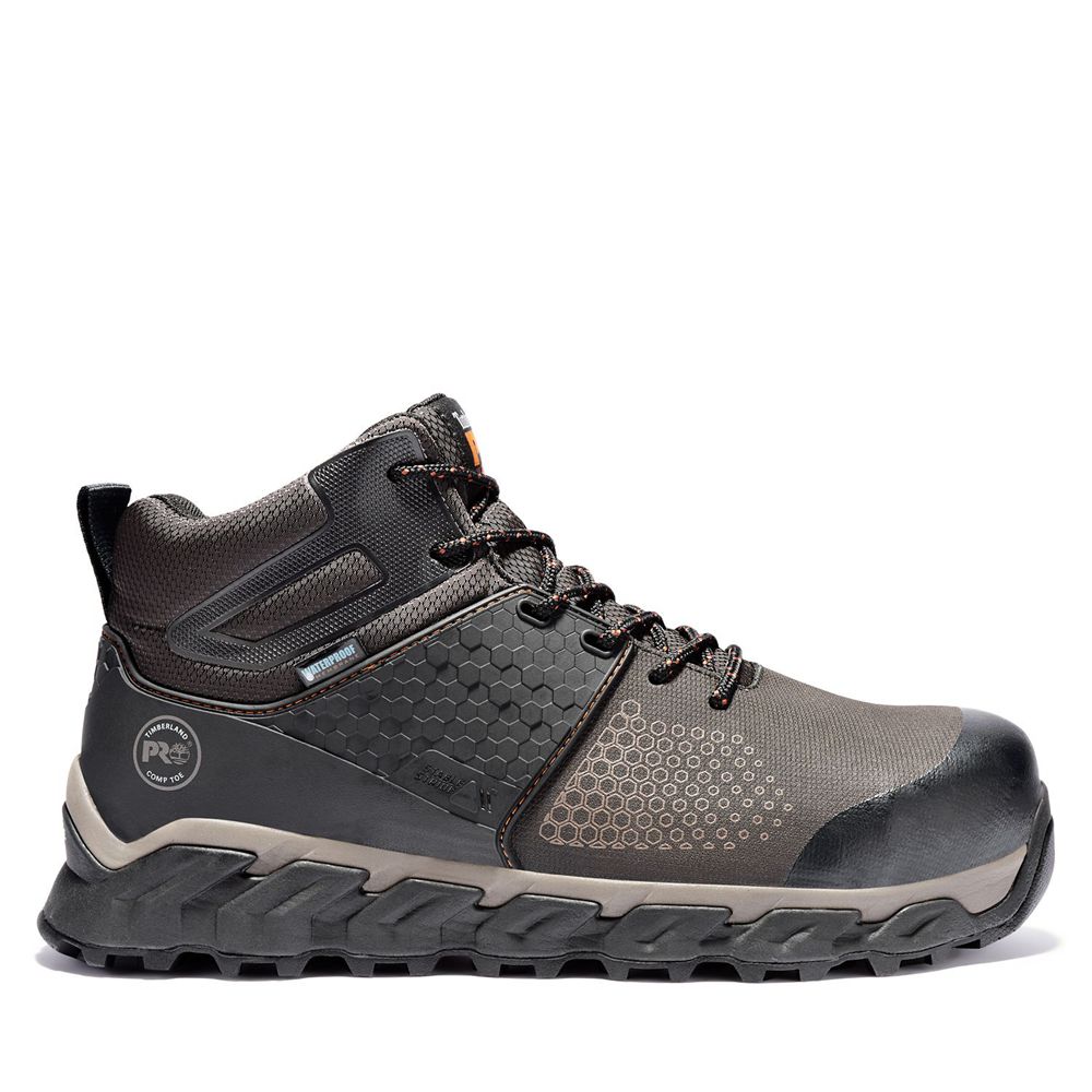 Bocanci De Muncă Timberland Barbati Maro Inchis - Pro® Ridgecomp Toe - Romania - QHGUFX963